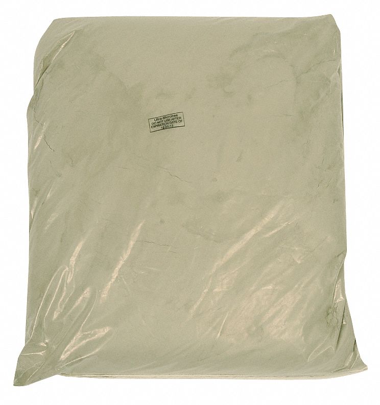 Oil-Eating Microbes: 25 lb Container Size, Bag, 3 mo Activated Lifespan, Grease/Oil