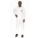 COLLARED DISPOSABLE COVERALLS, XL, MICROGUARD, MICROPOROUS FABRIC, ELASTIC CUFFS, WHT