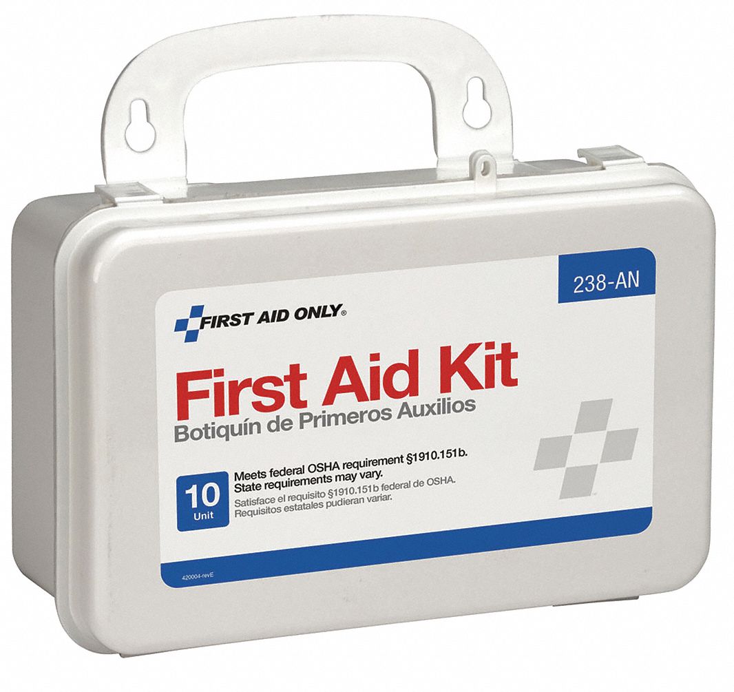 FIRST AID ONLY First Aid Kit, Kit, Plastic, Industrial, 10 People
