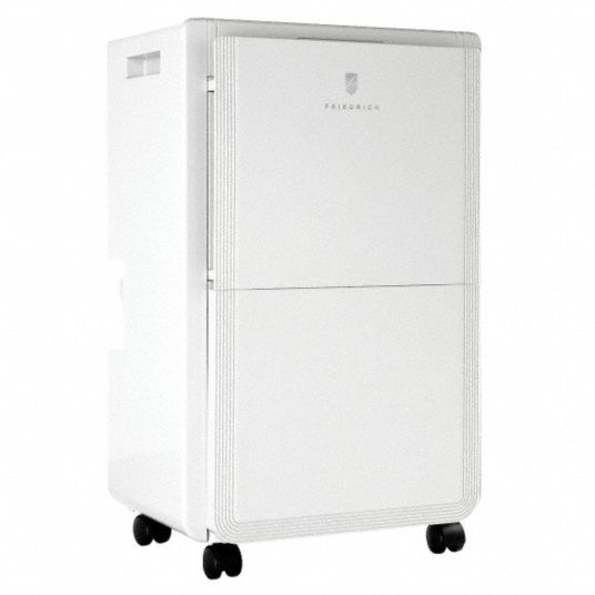 FRIEDRICH Dehumidifier, 50 pt Capacity/24 Hrs. 60 RH, 16.2 pt Bucket