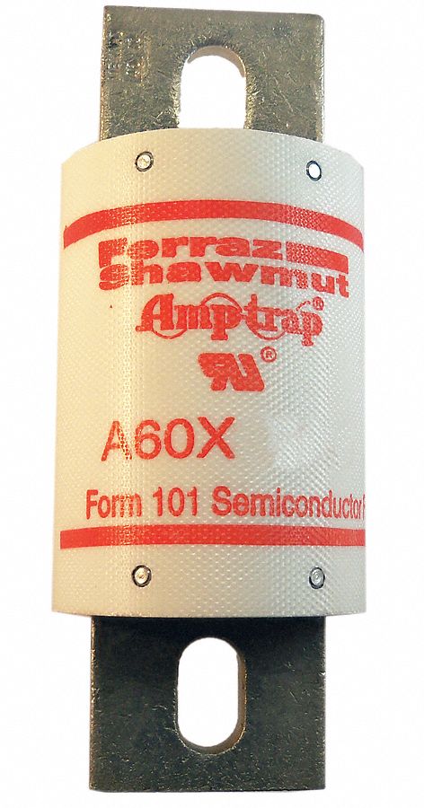 Semiconductor Fuse: A60X Series, Fast-Acting, 600 A, 600 V AC, Non-Indicating