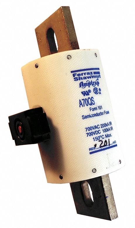 Semiconductor Fuse: A70QS Series, Fast-Acting, 500 A, 700 V AC, 700 V DC DC Volt Rating, Indicating