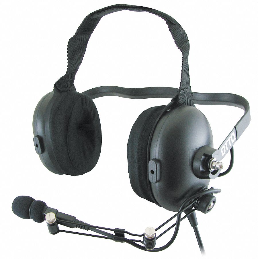 OTTO Two Ear Behind the Head Headset, 24 dB Noise Reduction Rating NRR