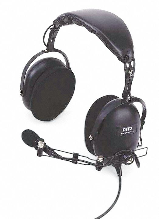 OTTO Two Ear Over the Head Headset, 24 dB Noise Reduction Rating NRR