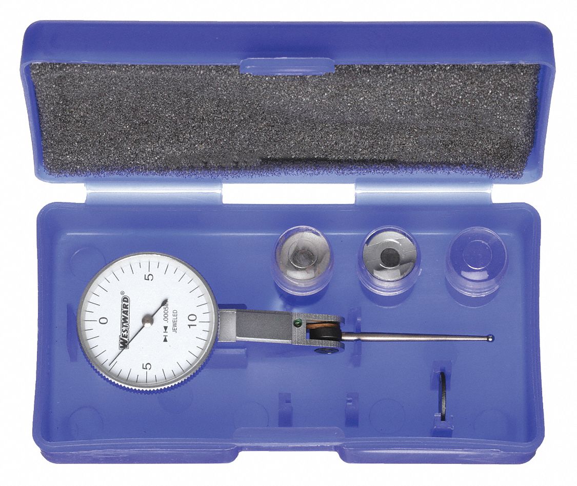 HORIZONTAL DIAMETER TEST INDICATOR, 0 IN TO 0.02 IN RANGE