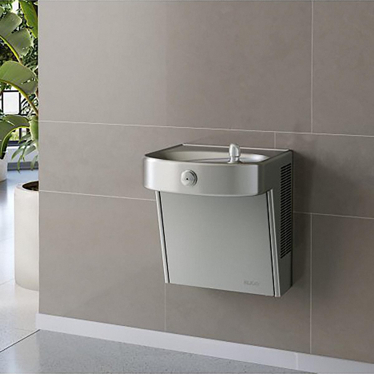 ELKAY Single Drinking Fountain OnWall, 8 gph 50°F, 20 1/2 in Ht, 18