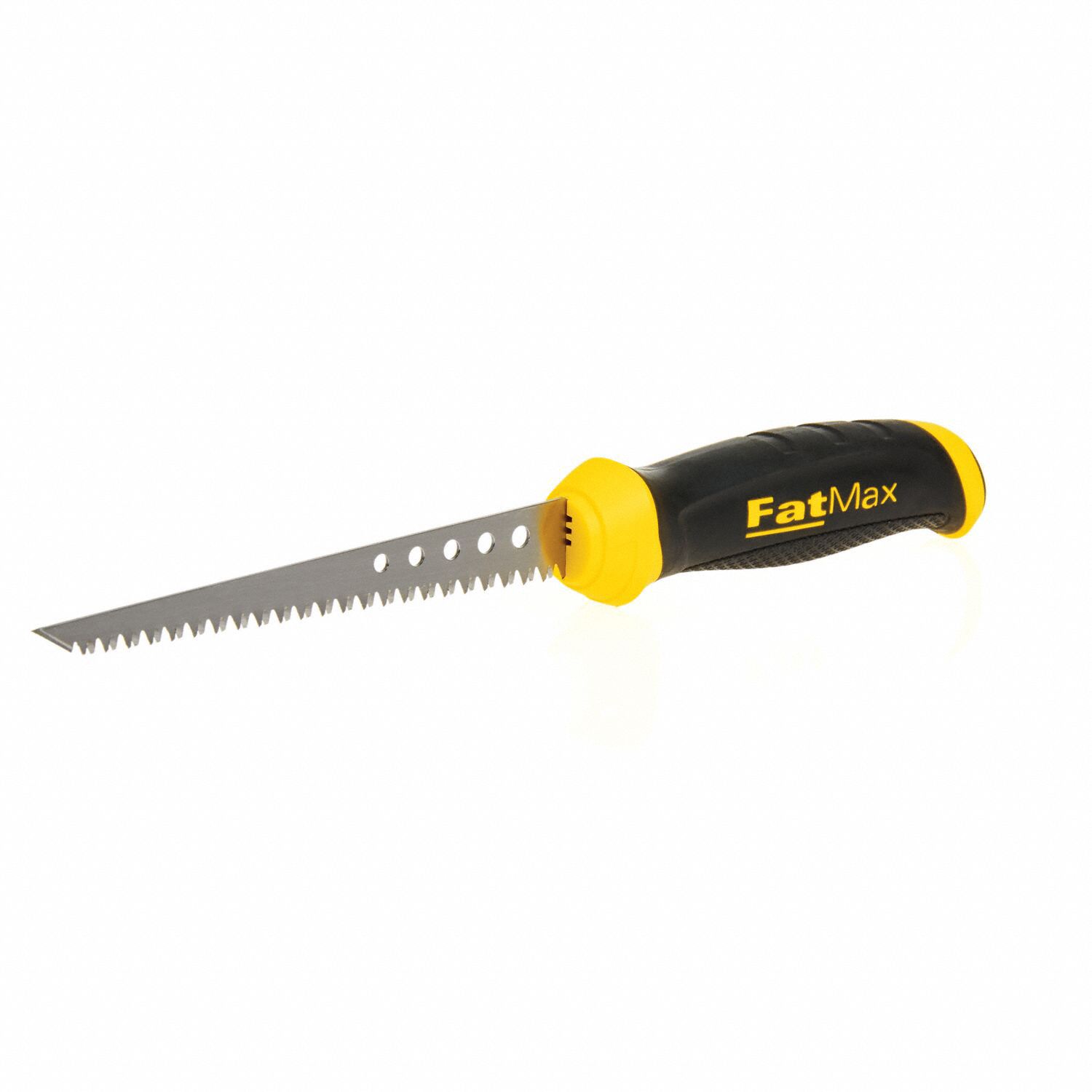 STANLEY Jab Saw 6 in Blade Lg, Steel, 9 in Overall Lg, 8, Plastic