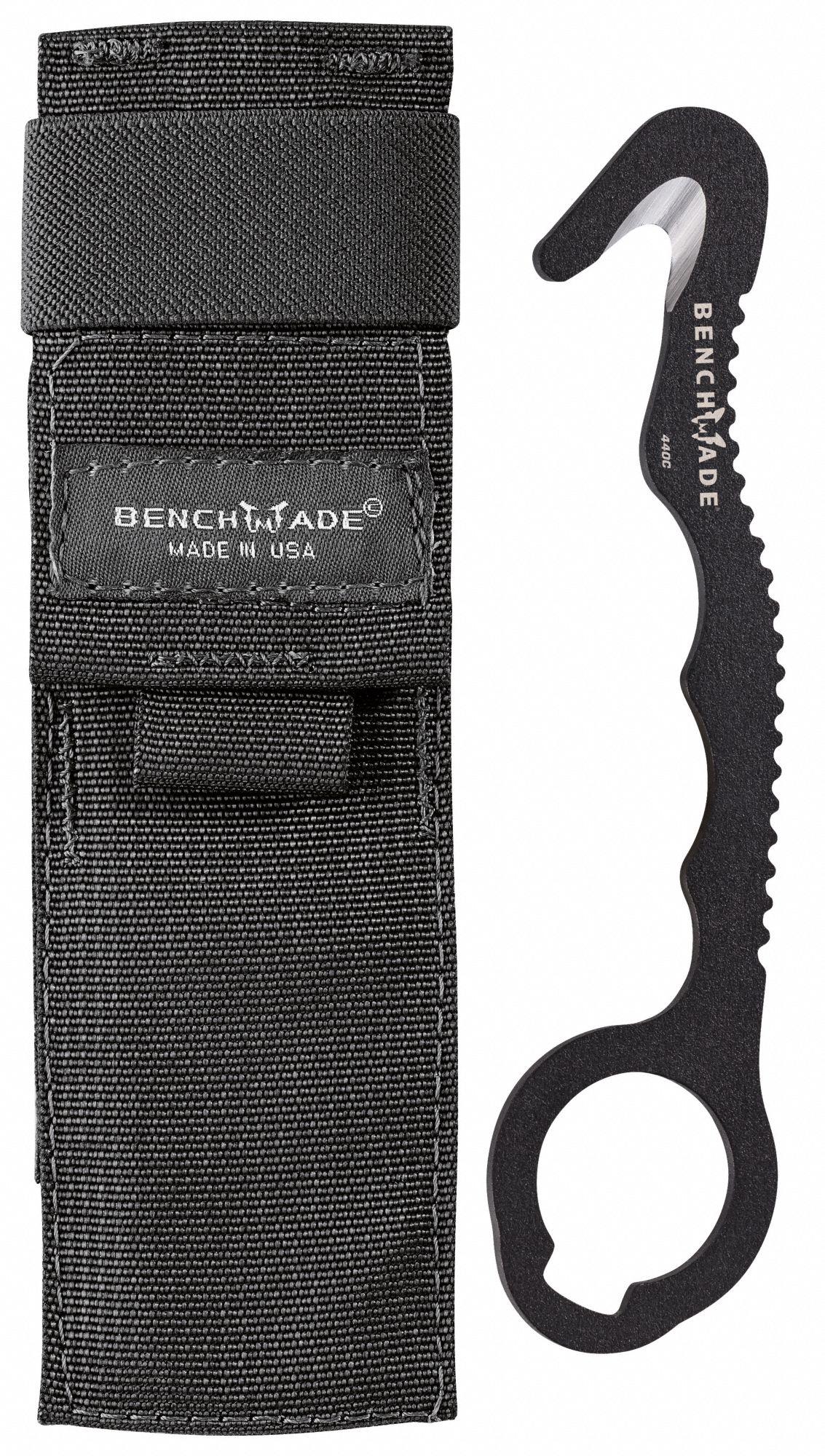 Benchmade Safety Cutter Straight 6 1 2 In Overall Lg Stainless Steel Hook Stainless Steel 6xvp2 8blkw Grainger