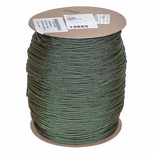 Ability One 4020002460688 Utility Cord, Nyln, 3/16in. Dia., 1200ft L
