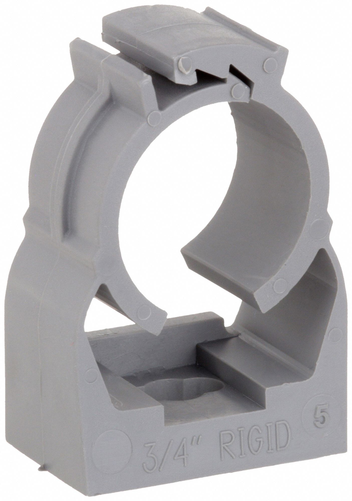 3 4 In Trade Size Plastic Conduit Clamp Snap On Nonmetallic 6XXD4 