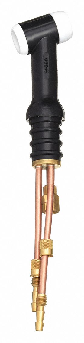 TIG TORCH BODY, 18, WATER-COOLED, 350 A, FOR 5/32 IN MAX ELECTRODE DIAMETER