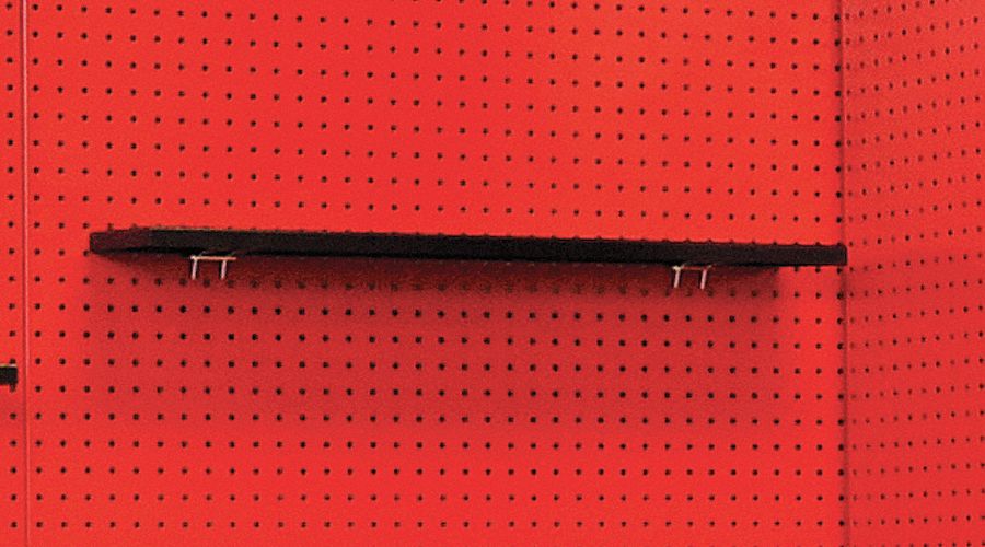 Pegboard Shelf 5inx1 inx20in Hanging