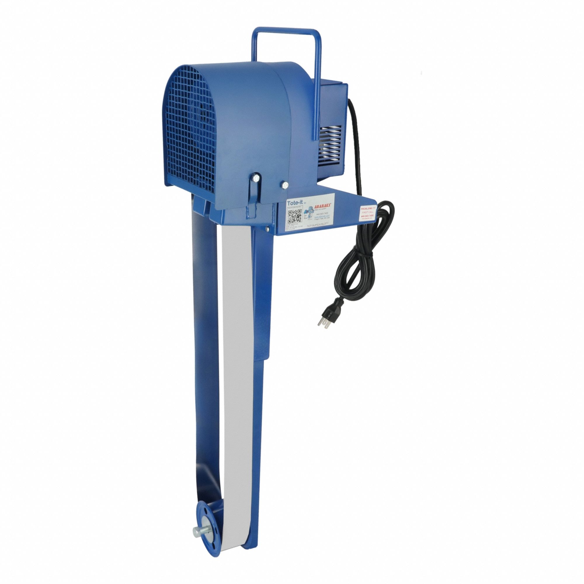 Oil Skimmer: Belt, 6 gph, 24 in Reach, Steel Housing