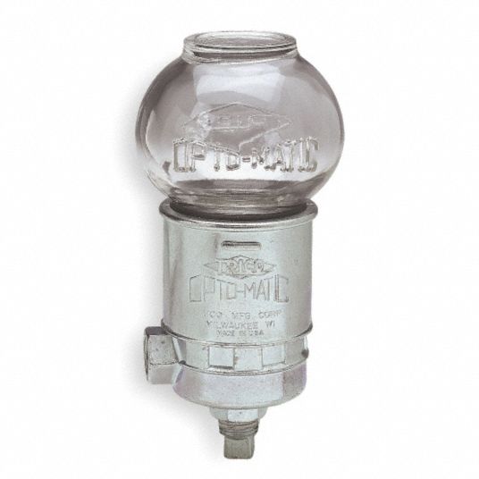 TRICO, 4 fl oz Capacity, Glass, Constant Level Oiler - 6Y849