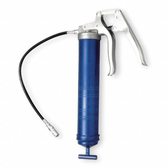 Lincoln Pistol Grip Grease Gun 6 000 Psi 56 0 Strokes Per Oz Bulk Cartridge Loading Flex Hose Nozzle 6y4 1133 Grainger