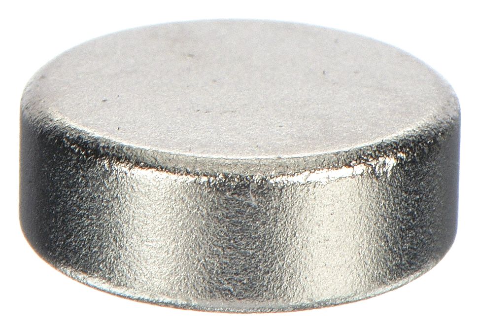 Rare Earth Magnet: Samarium Cobalt, 1/2 in Outside Dia, 0.187 in Thick, Disc Magnet