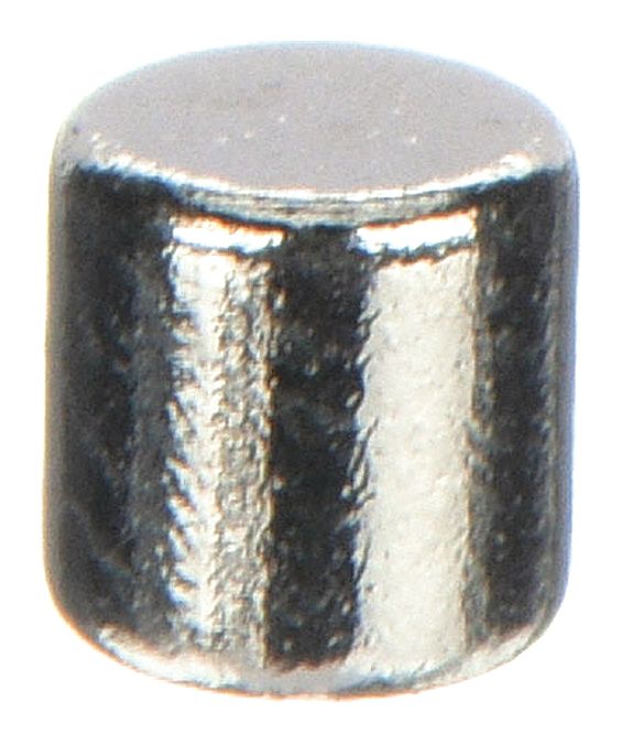 Rare Earth Magnet: Neodymium, 1/8 in Outside Dia, 0.125 in Thick, Disc Magnet, 35H