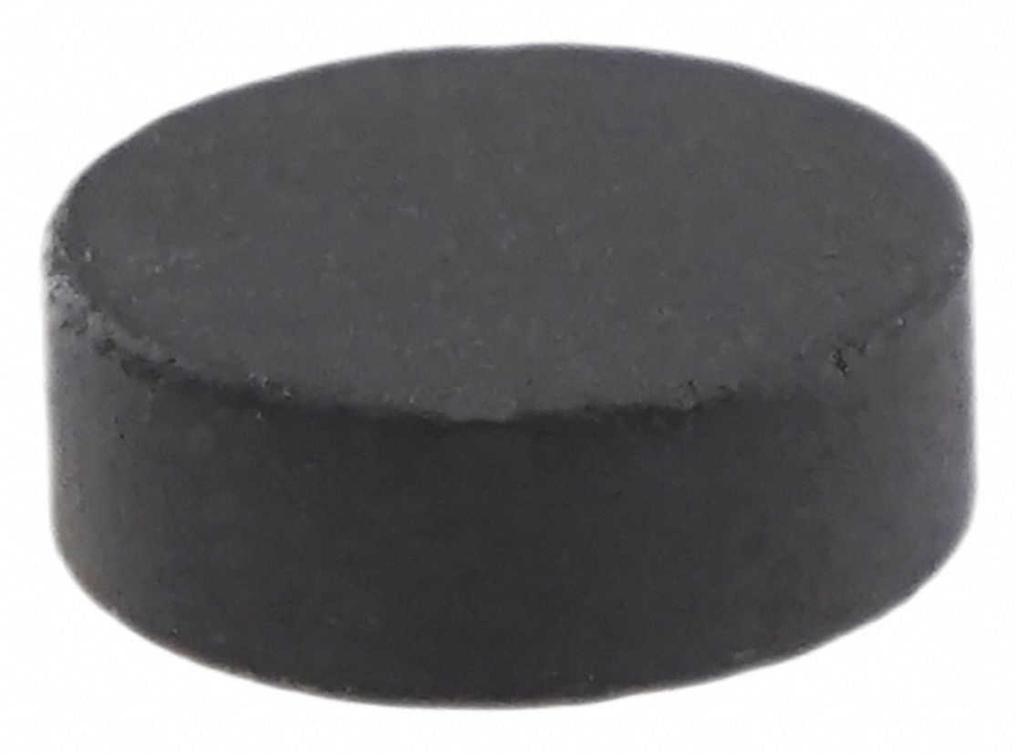 Rare Earth Magnet: Neodymium, 5/16 in Outside Dia, 0.118 in Thick, Disc Magnet, 10
