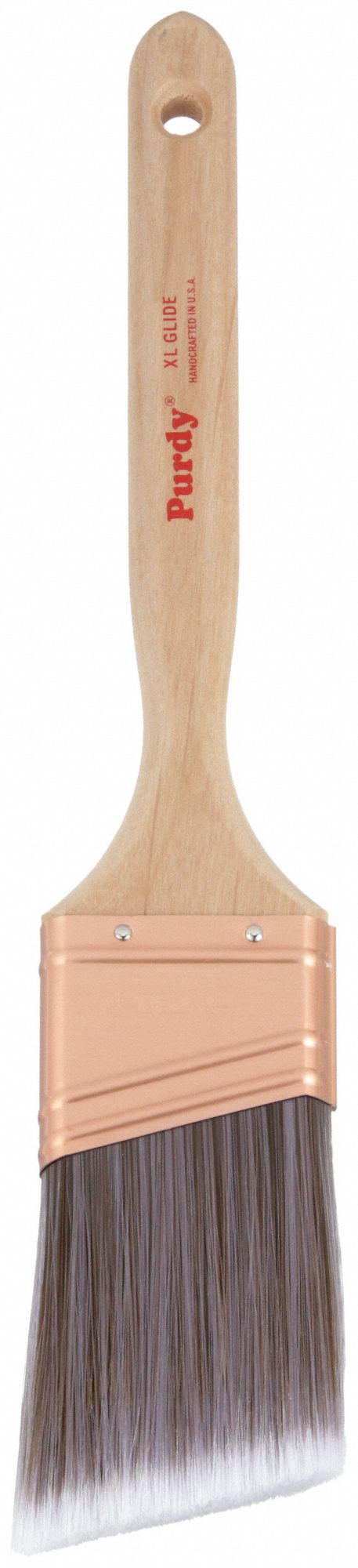 Paint Brush: Angle Sash Brush, 2 in, Synthetic, Polyester/Nylon