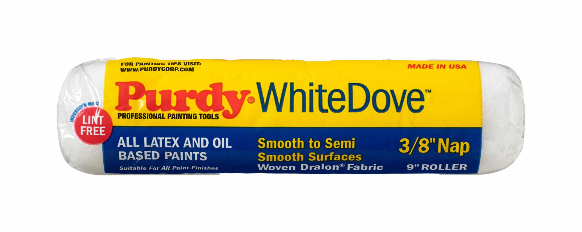 COUV ROUL PEINT,9PO LO,3/8 NAP,DRALON