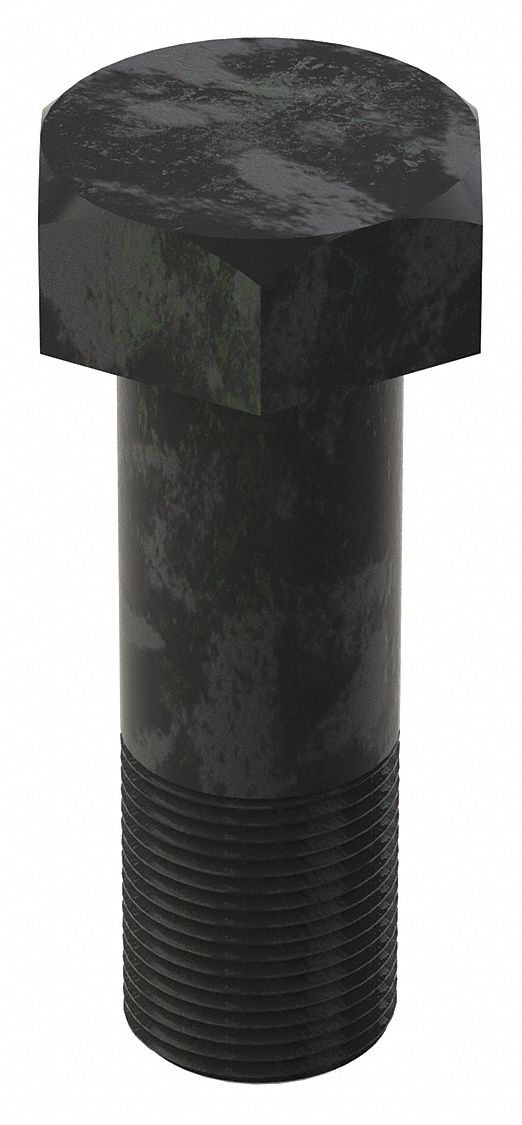 1 14 Hex Head Cap Screw 3 In Fastener Length Grade 8 Steel Pk 5