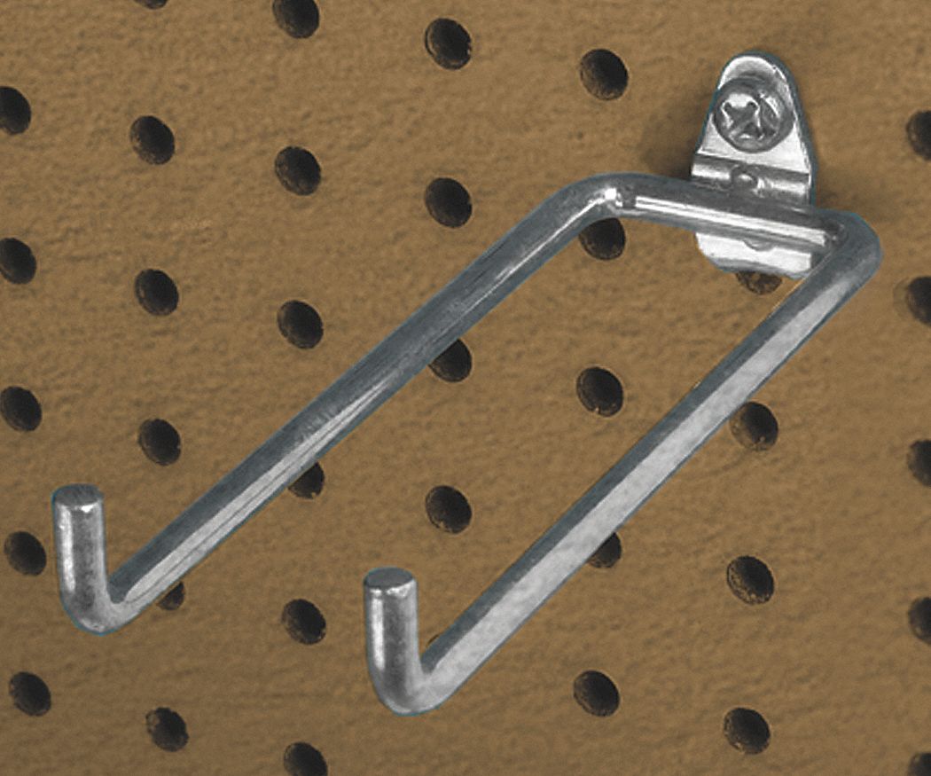 DURAHOOK Double Rod Pegboard Hook 8 1/4 in x 1 5/8 in x 1 1/2 in
