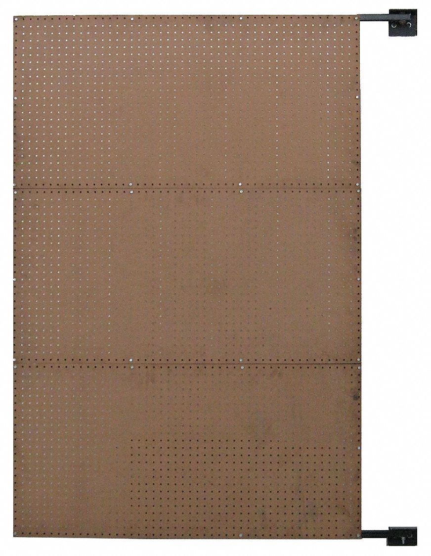 PEGBOARD SWING PANEL, ROUND, 9/32 IN PEG HOLE SIZE, 72 IN X 48 IN X ¼ IN, HARDWOOD