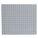 PEGBOARD PANEL, SQUARE, ⅜ IN PEG HOLE SIZE, 42 IN X 24 IN X ½ IN, STEEL, WHITE