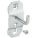 SINGLE ROD PEGBOARD HOOK, 1½ IN X 1 IN, SCREW-IN, SURFACE, SILVER, 90 °  BEND