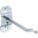 SINGLE ROD PEGBOARD HOOK, 3½ IN X 1 IN, SCREW-IN, SURFACE, SILVER, 30 °  BEND