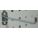 SINGLE ROD PEGBOARD HOOK, 6½ IN X 1 IN, SCREW-IN, SURFACE, SILVER, 90 °  BEND