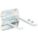 DOUBLE ROD PEGBOARD HOOK, 3½ IN X 2¼ IN, SCREW-IN, SURFACE, SILVER