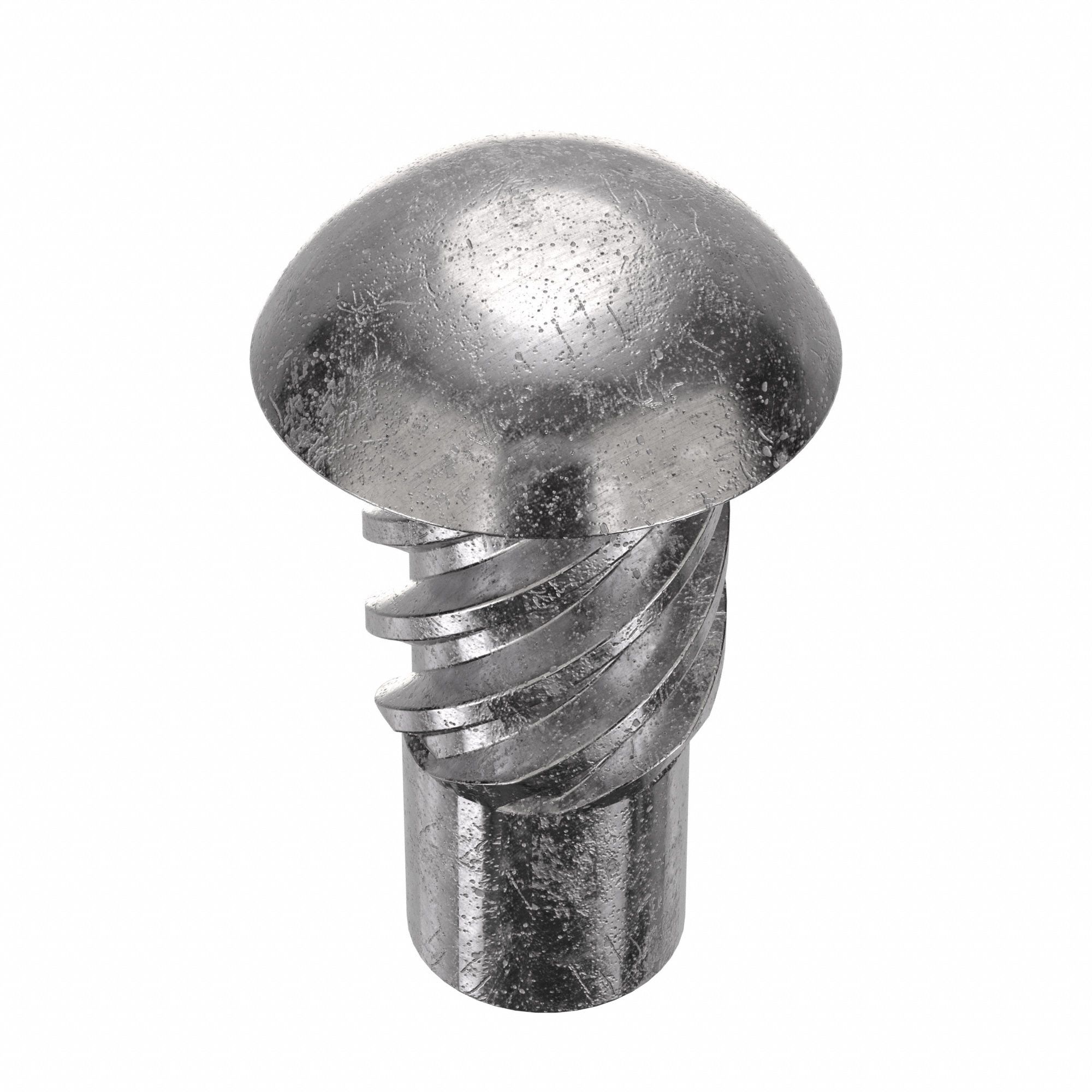 U-Drive Screw: 1/16 in Shoulder Dia, 1/8 in Lg, Round, Type U, 18-8 Stainless Steel, Plain