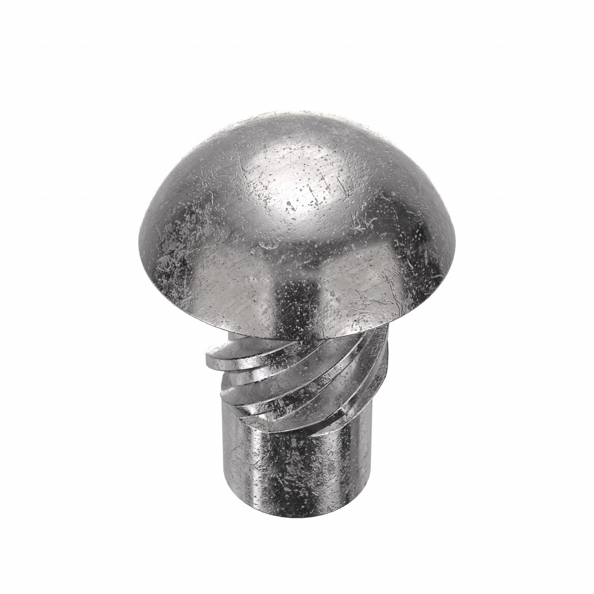 U-Drive Screw: 5/64 in Shoulder Dia, 1/8 in Lg, Round, Type U, 18-8 Stainless Steel, Plain