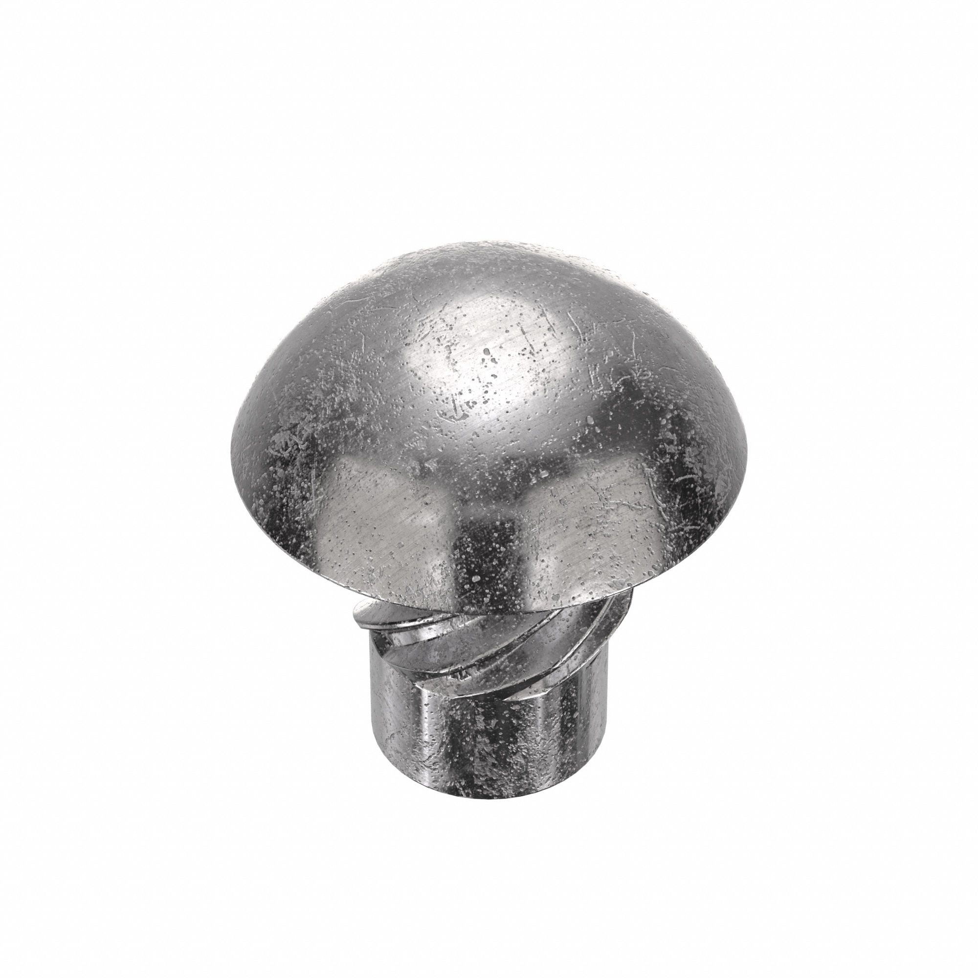 U-Drive Screw: 3/32 in Shoulder Dia, 1/8 in Lg, Round, Type U, 18-8 Stainless Steel, Plain