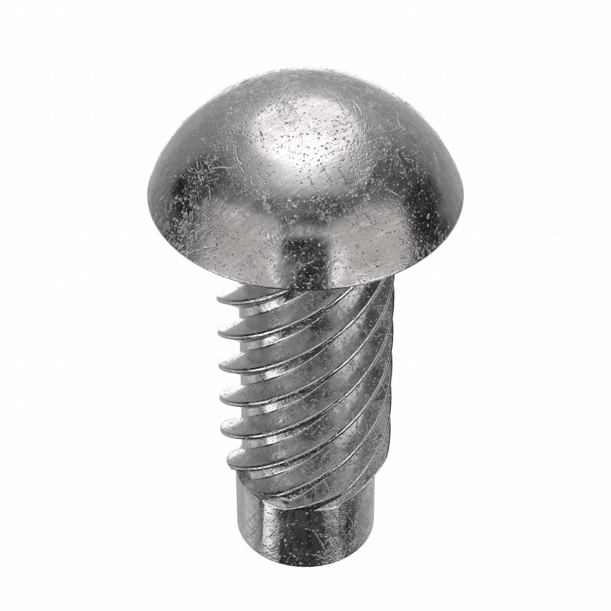 U-Drive Screw: 3/32 in Shoulder Dia, 1/4 in Lg, Round, Type U, 18-8 Stainless Steel, Plain