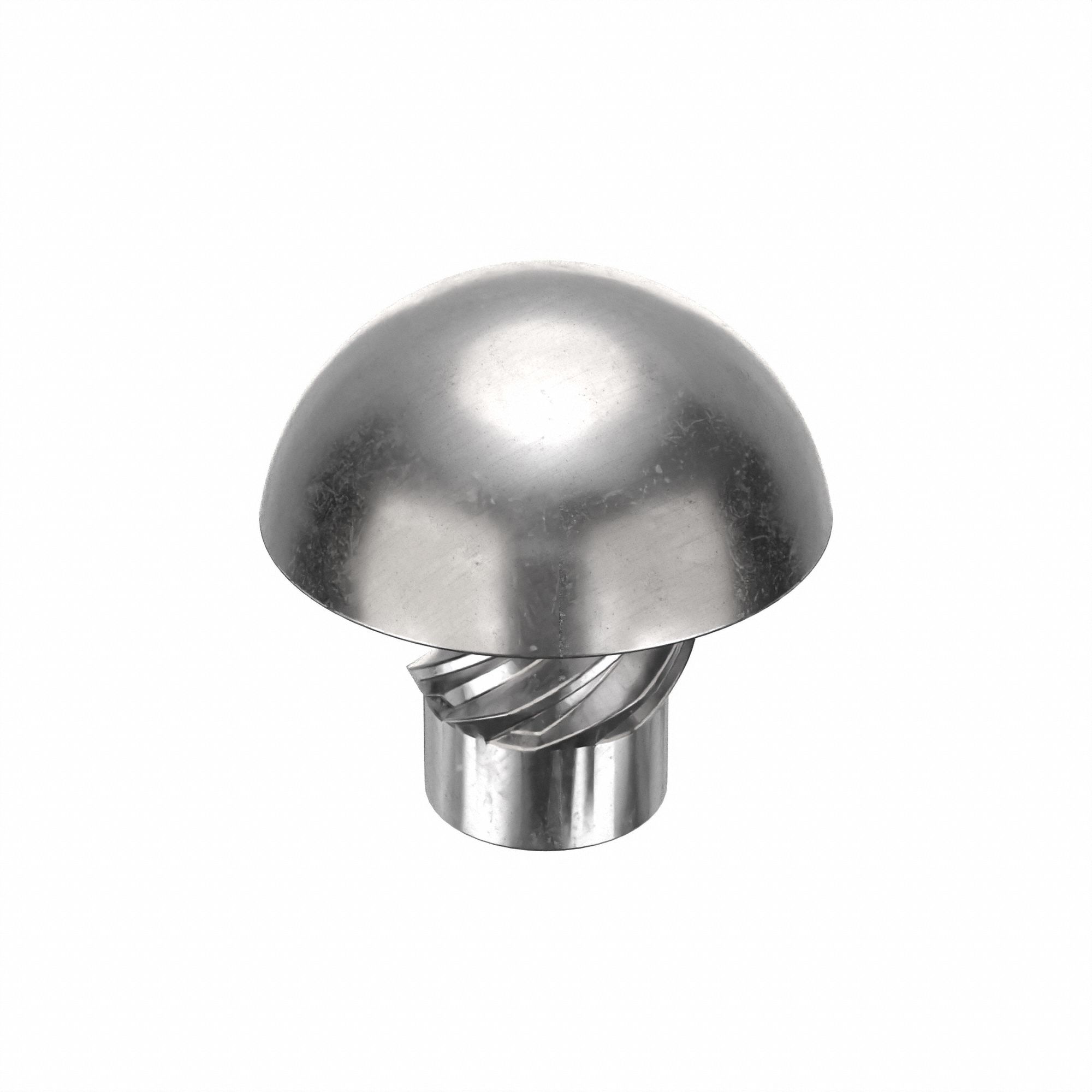 U-Drive Screw: 7/64 in Shoulder Dia, 1/8 in Lg, Round, Type U, 18-8 Stainless Steel, Plain