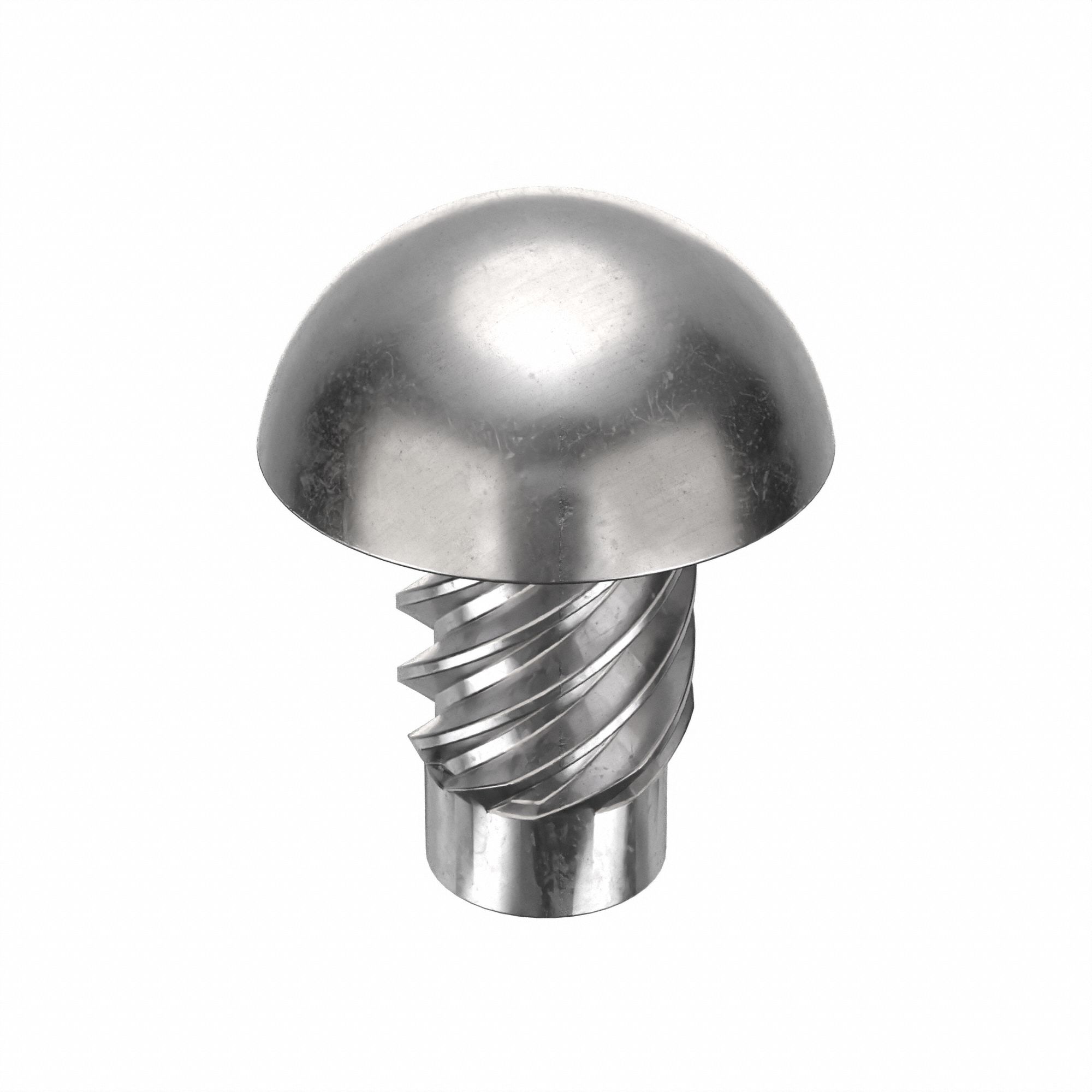 U-Drive Screw: 7/64 in Shoulder Dia, 3/16 in Lg, Round, Type U, 18-8 Stainless Steel, Plain