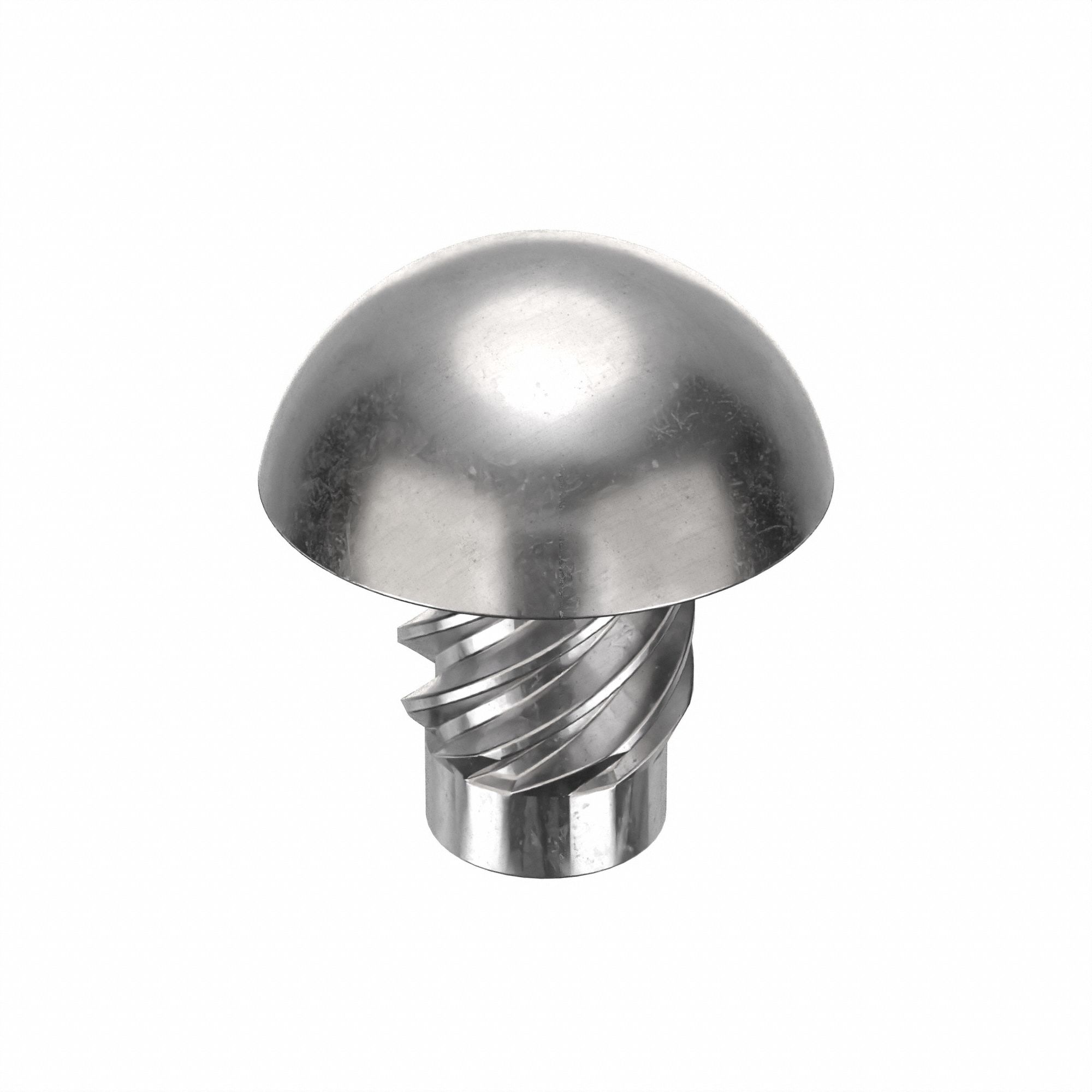 U-Drive Screw: 9/64 in Shoulder Dia, 3/16 in Lg, Round, Type U, 18-8 Stainless Steel, Plain