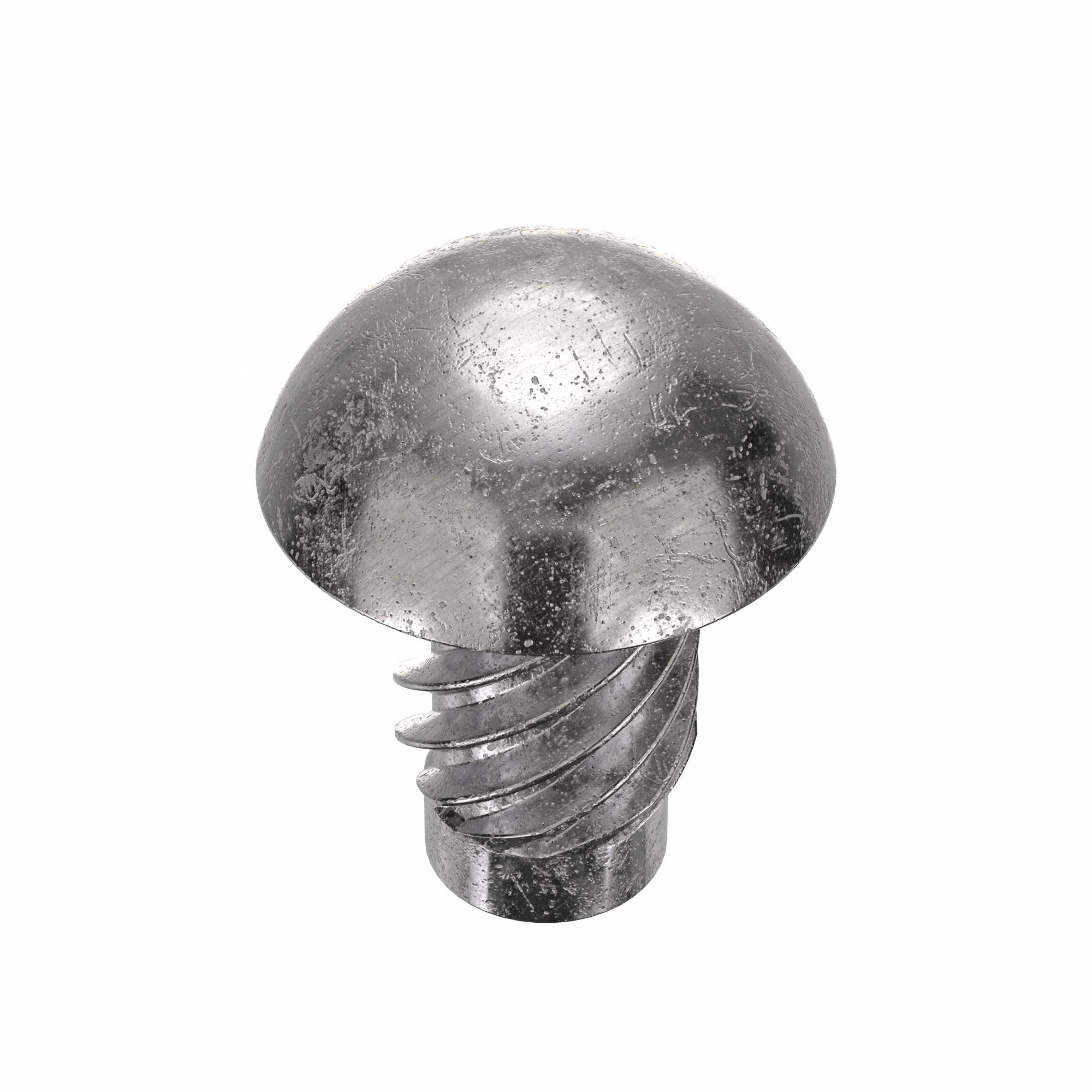 U-Drive Screw: 5/32 in Shoulder Dia, 1/4 in Lg, Round, Type U, 18-8 Stainless Steel, Plain