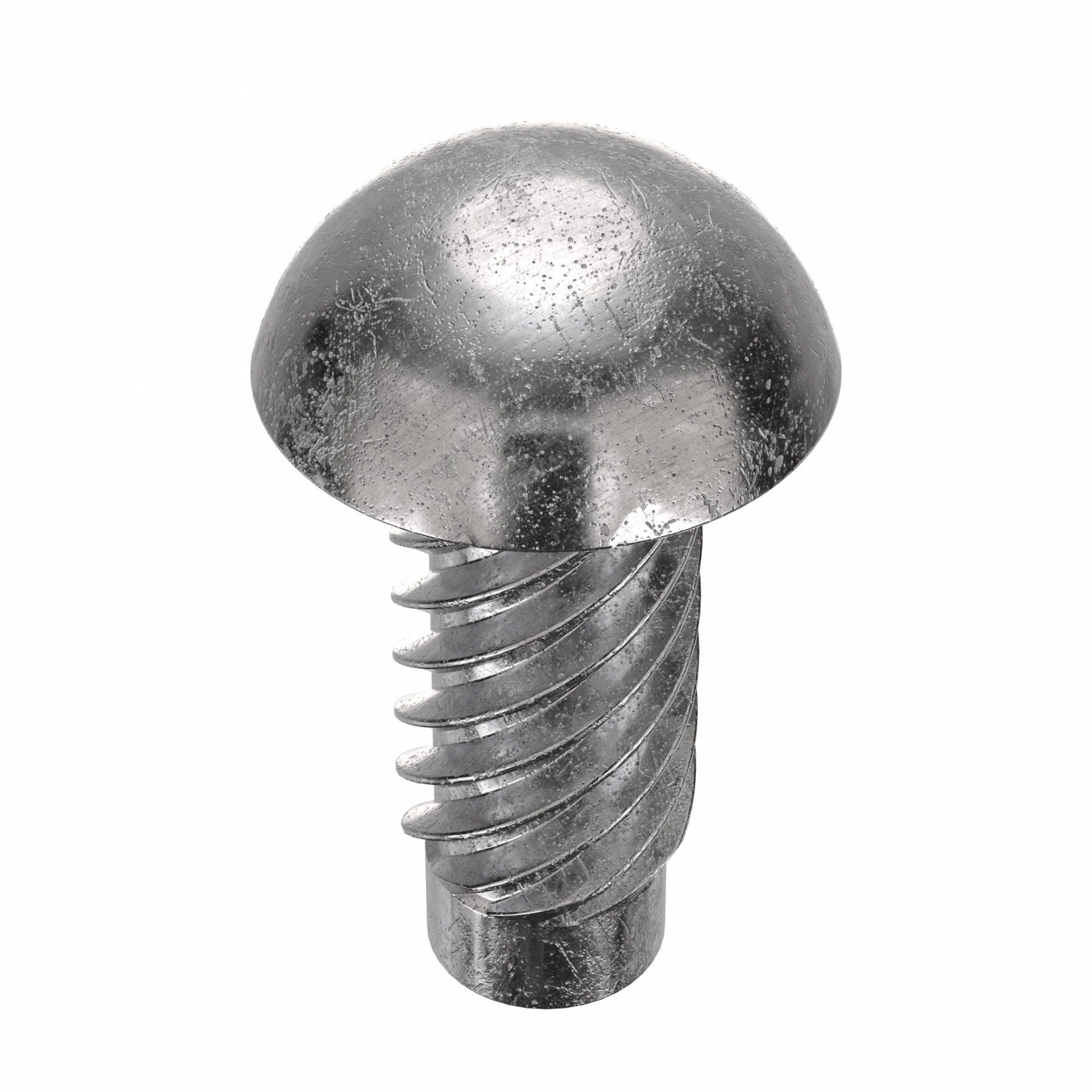 U-Drive Screw: 5/32 in Shoulder Dia, 3/8 in Lg, Round, Type U, 18-8 Stainless Steel, Plain