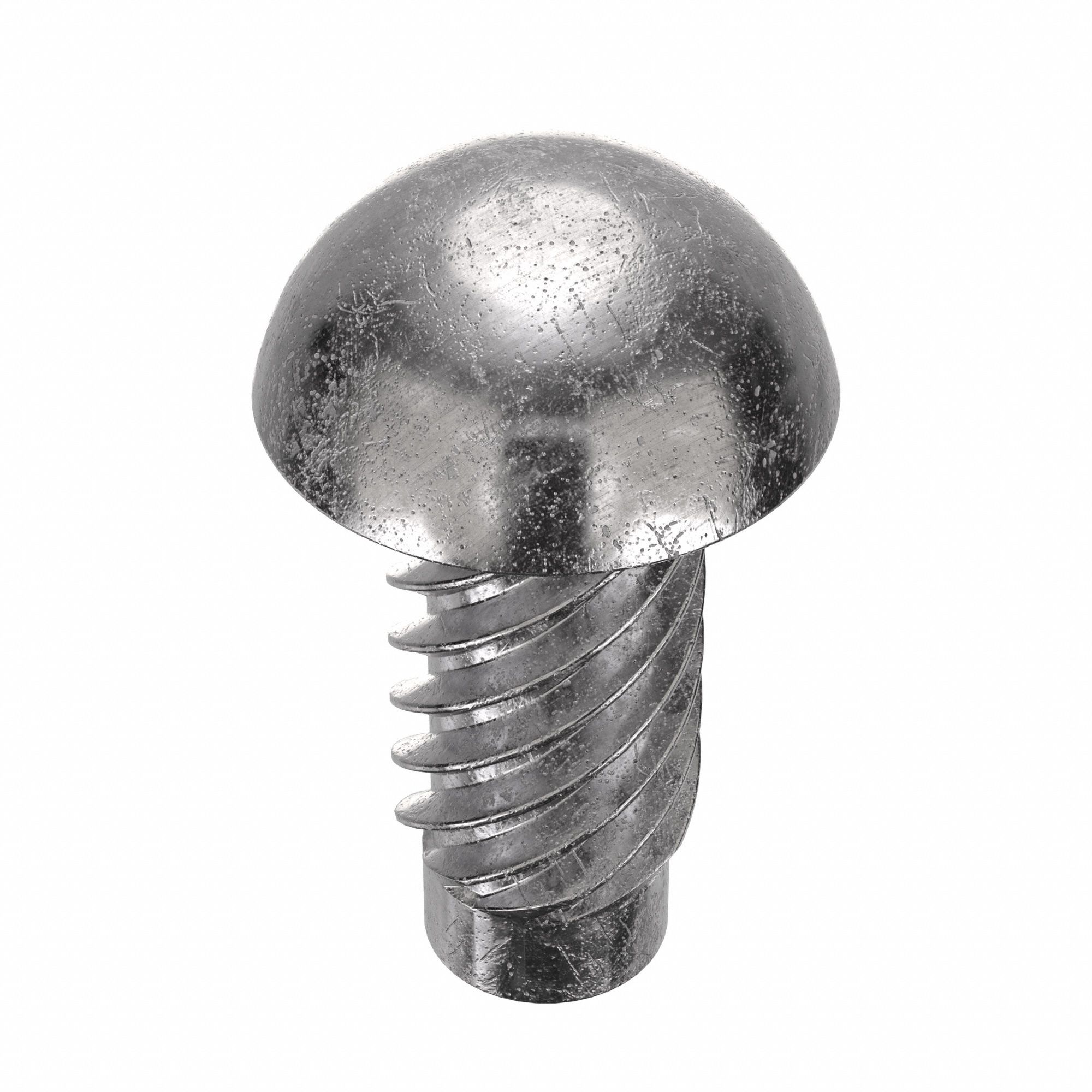 U-Drive Screw: 11/64 in Shoulder Dia, 3/8 in Lg, Round, Type U, 18-8 Stainless Steel, Plain