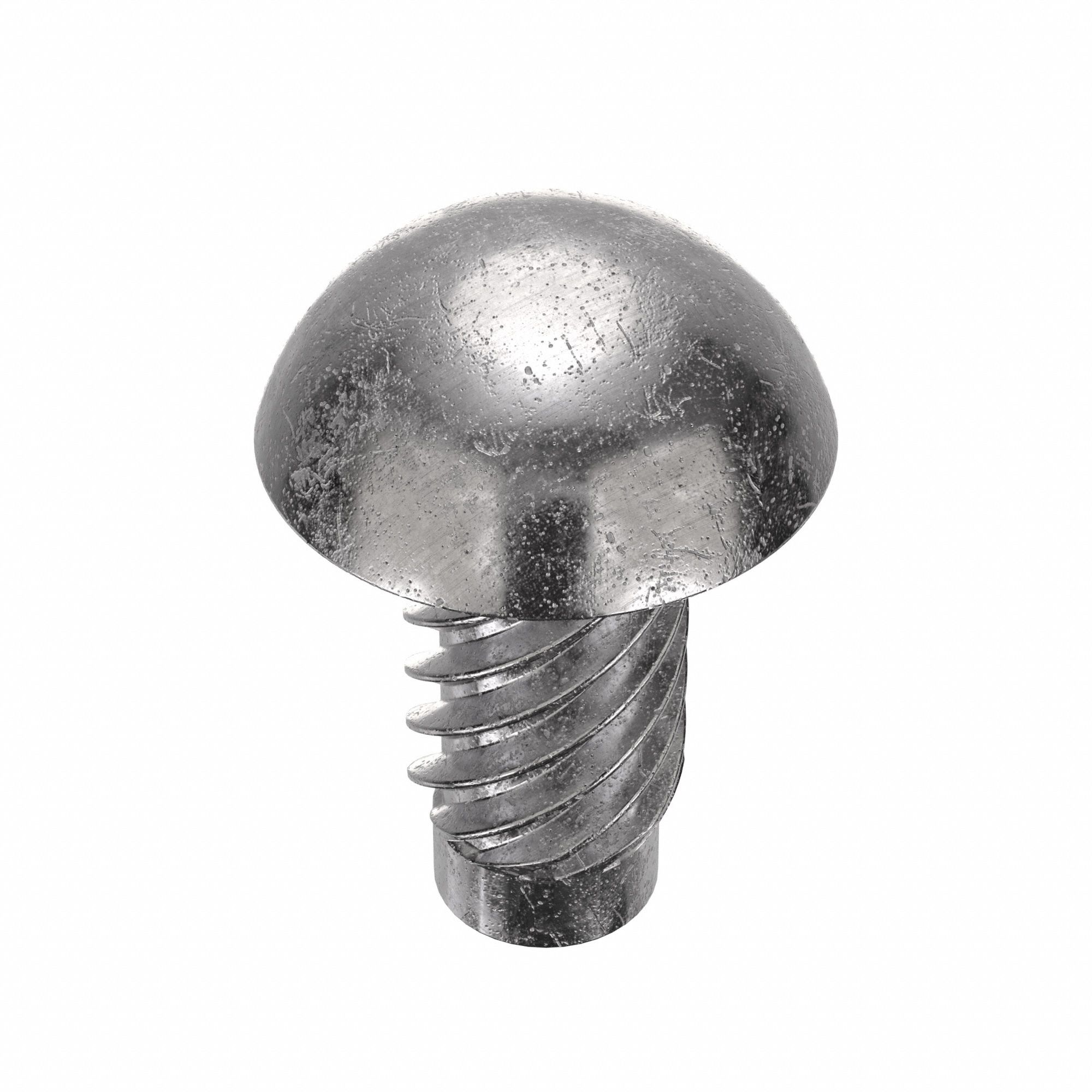 U-Drive Screw: 3/16 in Shoulder Dia, 3/8 in Lg, Round, Type U, 18-8 Stainless Steel, Plain