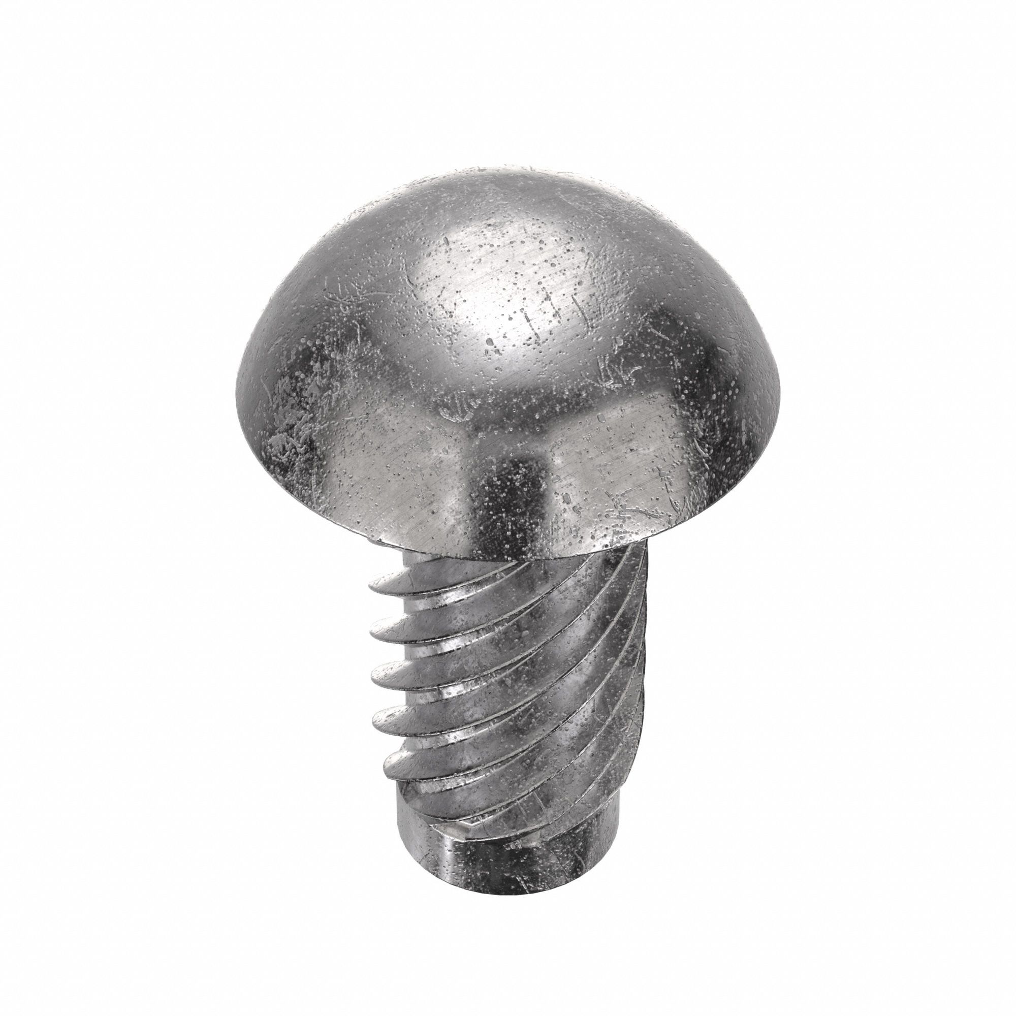 U-Drive Screw: 1/4 in Shoulder Dia, 1/2 in Lg, Round, Type U, 18-8 Stainless Steel, Plain