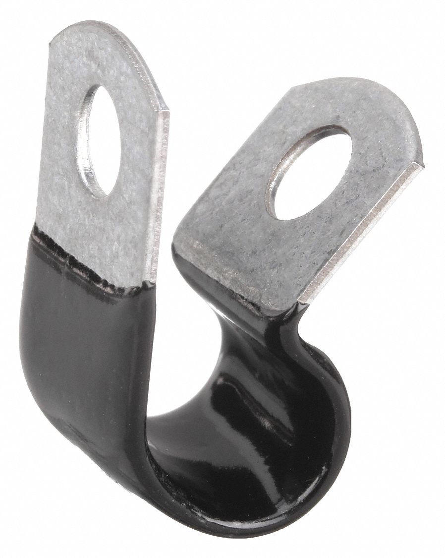 CLAMP,CUSHIONED,DIA 3/8 IN,PK50