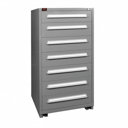 LYON, 30 in x 28 1/4 in x 59 1/4 in, 7 Drawers, Modular Drawer