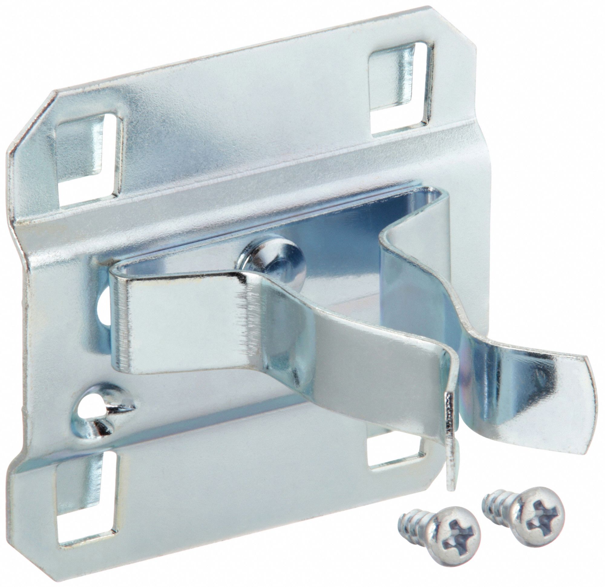 EXTENDED SPRING CLIP, 2 IN X 2¼ IN, HANGING, SURFACE, SILVER