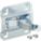 EXTENDED SPRING CLIP, 2 IN X 2¼ IN, HANGING, SURFACE, SILVER