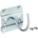 CURVED PEGBOARD HOOK, 2⅞ IN X 2¼ IN, SCREW-IN, SURFACE, SILVER