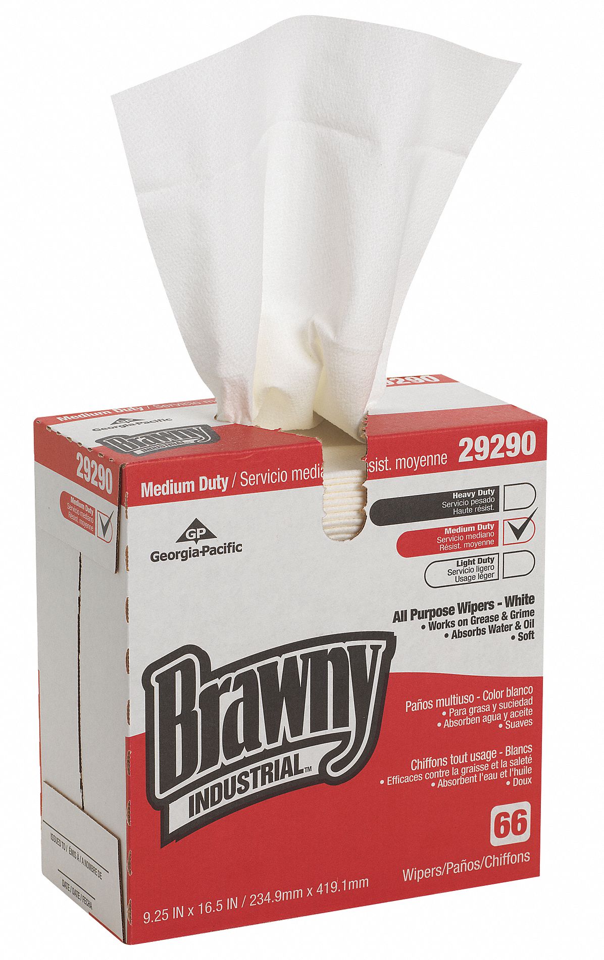 Dispenser Box, Super Heavy Absorbency, Dry Wipe